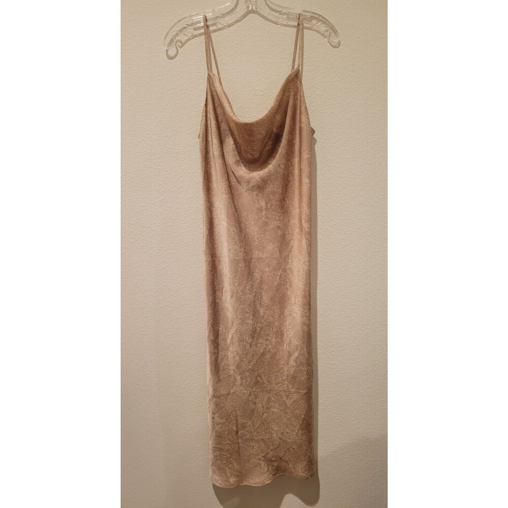 Forever 21 Women’s Pink Lavender Slip Midi Dress Sz SMALL Cocktail Party Holiday